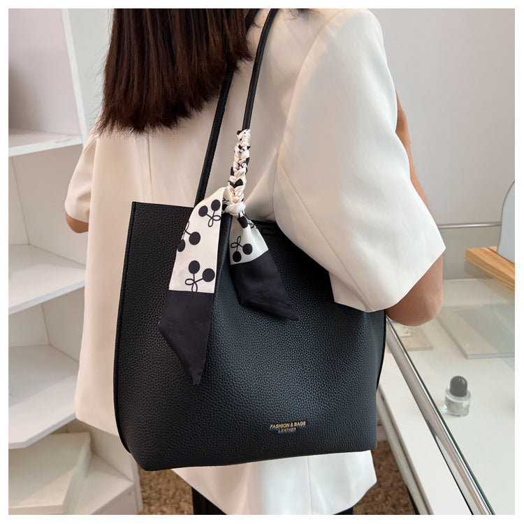 2026 Women’s Tote Bags with Printed Vegan Leather Lady Handbag Shoulder Tote Bag Sets