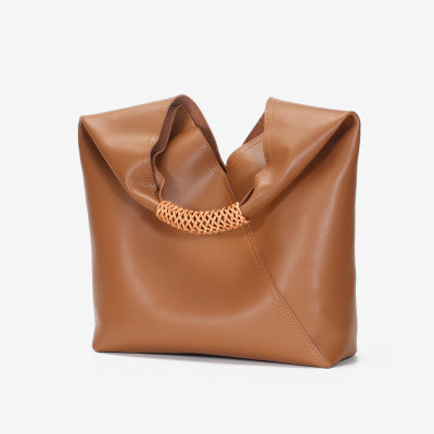 2026 European and American retro large-capacity portable tote bag female bags luxury purses and handbags