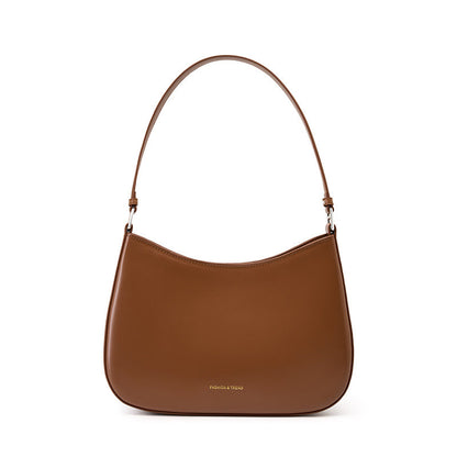 Genuine leather bag Women’s autumn and winter 2026 mobile phone shoulder bag Women’s zipper bag