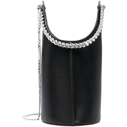 New bag high-quality bucket bag Korean niche thick chain semi-circular handle ins messenger bag