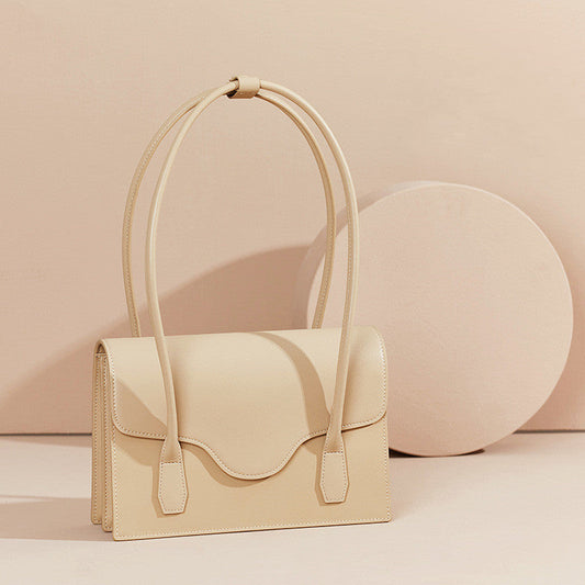 Fashionable new style women’s shoulder bag with leather bag genuine leather messenger bag