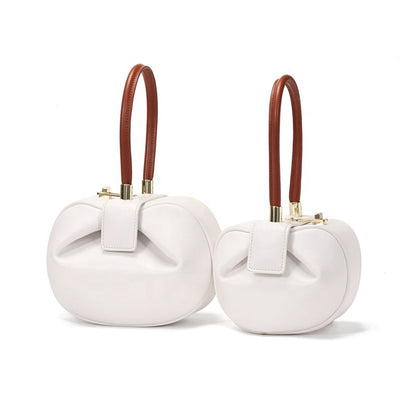 Bags Top Handle Handbags Ladies Luxury Genuine Leather Dumpling Bag For Women