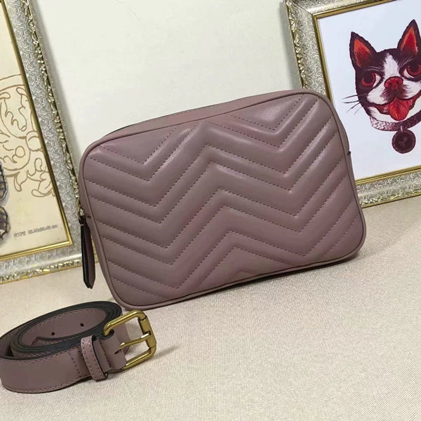 Genuine Leather High Quality Luxury Designer Bags Women Handbags Famous Brands Waist Bags