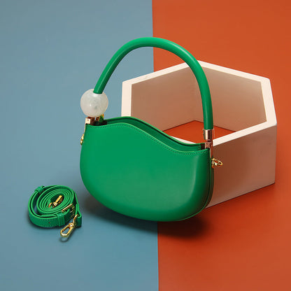 New pea bag 2026 niche design handbag trend personality candy color one-shoulder diagonal women’s bag