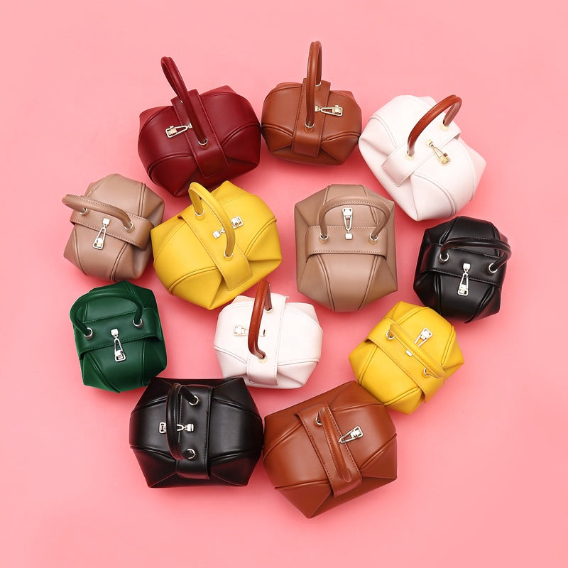 Bags Top Handle Handbags Ladies Luxury Genuine Leather Dumpling Bag For Women