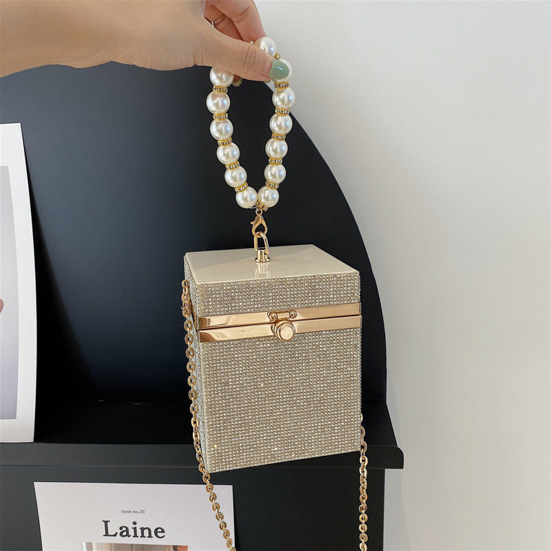 Hot sale new ladies dinner party rhinestone purse crystal evening bags for wedding
