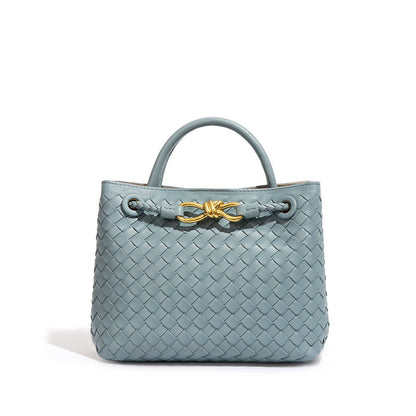 Women designer bag large-capacity handbag female simple hand-woven bag shoulder two compartment tote bag