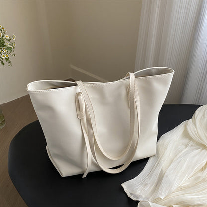 Women’s Canvas Tote Bag Retro PU Blocking Large Capacity Shoulder Date Shopping Bags Work Travel Hobo Bag
