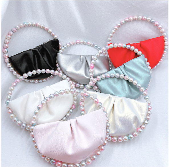 NEW Bead Circular Evening Bag For Women Bling Handbags Fashion Ladies Party Round Clutch bags and Wedding Purse