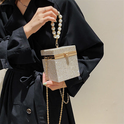 Hot sale new ladies dinner party rhinestone purse crystal evening bags for wedding