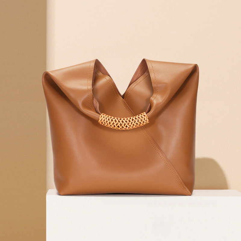 Newest Luxury Designer Large Capacity Oversized Bucket Bag For Women Leather Handbag