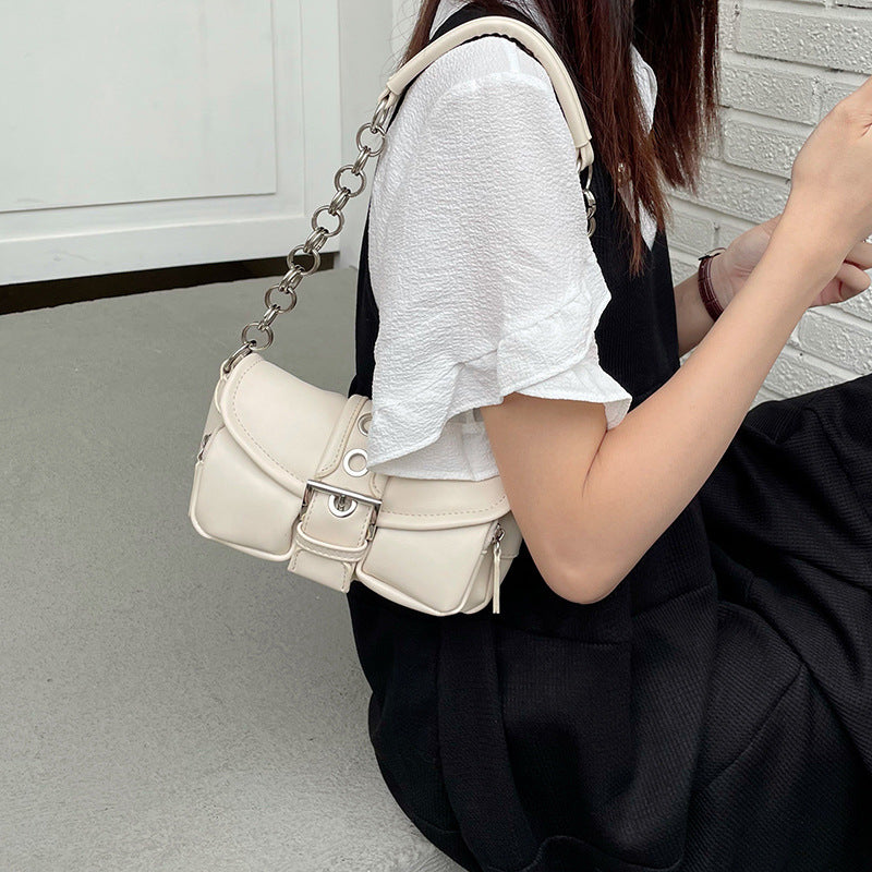 Mini Retro Circle chain shoulder bag 2026 new fashion messenger bags mini women’s handbag