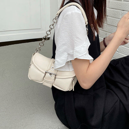 Mini Retro Circle chain shoulder bag 2026 new fashion messenger bags mini women’s handbag