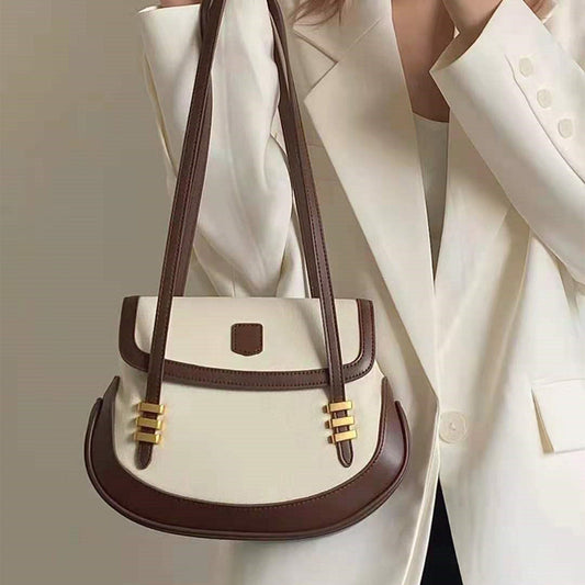 Famous PU Leather Ladies Designer Handbags Underarm Bag