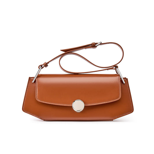 2026 New Women One-shoulder Handbag All-match Boat Shape Bag Niche Cool Commuting Underarm Ladies Bag