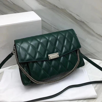 Luxury Women Handbag Genuine Sheep Leather Ladies Bags Famous Brands