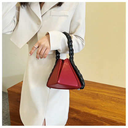 New Color Folds Designer Petal Bucket Handbags Women Clutch Purse Lady Famous Brand Weaving Handle Tote Bags Femme