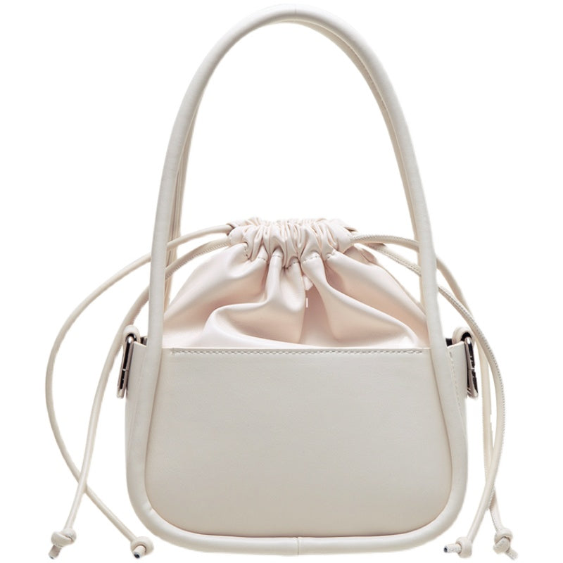 Brand Drawstring Bucket Bag for Women High Quality PU Leather Bag Luxury Handbag Purse Designer