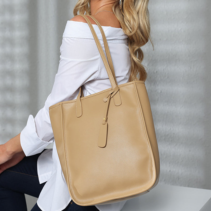 Large Capacity Functional Women Underarm Bag Genuine Leather Handbags for Women New Designer Women