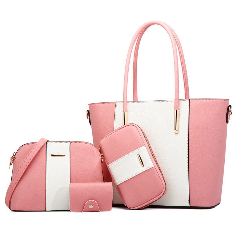 2026 price office bag 4pcs handbag set PU leather handbag for women