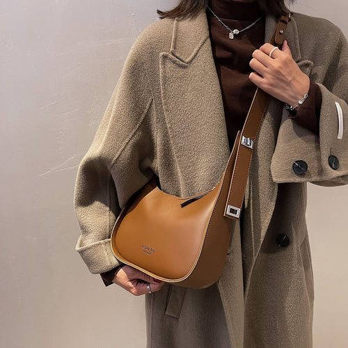 New fashion women’s bag 2026 design messenger bag versatile texture casual shoulder bag