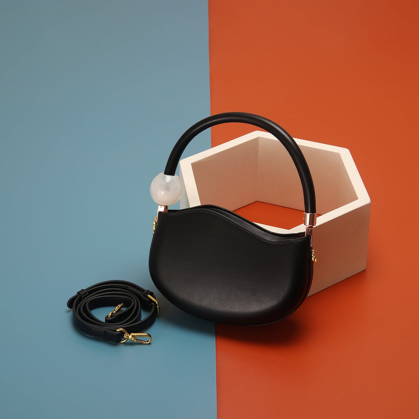 New pea bag 2026 niche design handbag trend personality candy color one-shoulder diagonal women’s bag