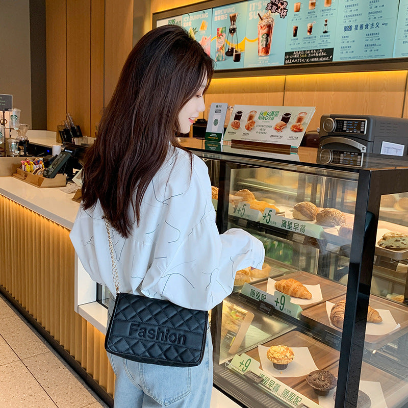 quality chain bag 2026 women handbag rhombus shoulder bag make-up fashion bag