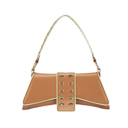 Trapezoid Dumpling Shoulder Bags 2026 Designer Hollow Strap Armpit Purses Ladies Underarm Luxury Silver Handbags for Women
