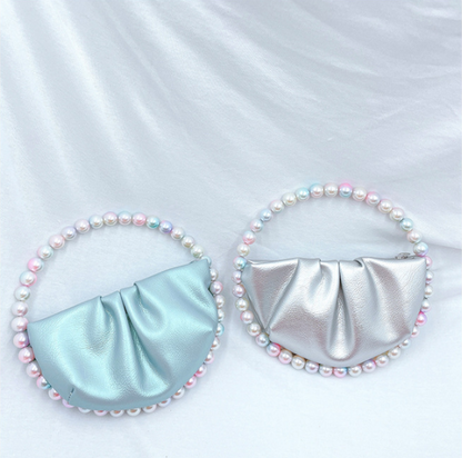 NEW Bead Circular Evening Bag For Women Bling Handbags Fashion Ladies Party Round Clutch bags and Wedding Purse