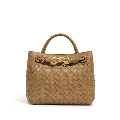 Women designer bag large-capacity handbag female simple hand-woven bag shoulder two compartment tote bag