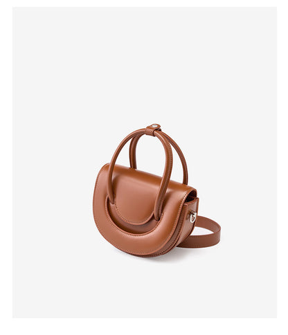 Designer Bag Genuine Leather Luxury Women Bag Saddle Handbag for Young Ladies Cross Body Bag