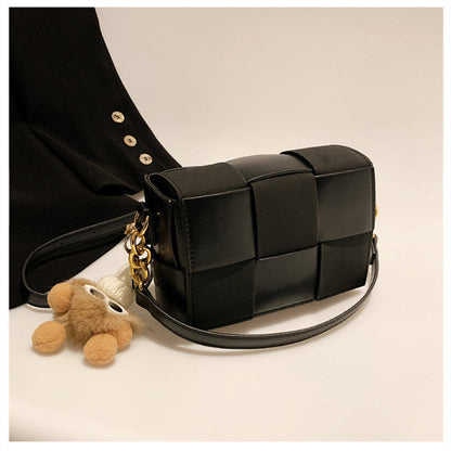 Women Designer  Hand Bag Trendy Woven Small Square Bag Crossbody Purse Hand Bag for Woman