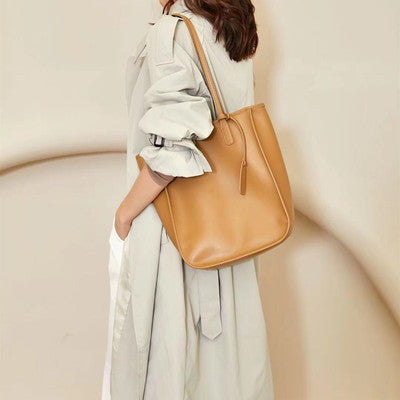 Large Capacity Functional Women Underarm Bag Genuine Leather Handbags for Women New Designer Women