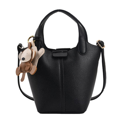 2026 spring basket women’s bag Korean style bucket bag all-match shoulder messenger tote bag