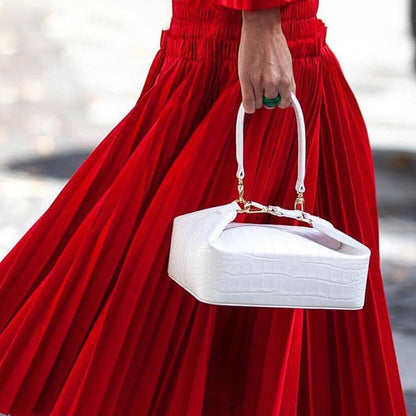 New Arrival Embossed Alligator Pattern High Quality Women Clutch Bags Small Rectangle Box Hand Bag ladies
