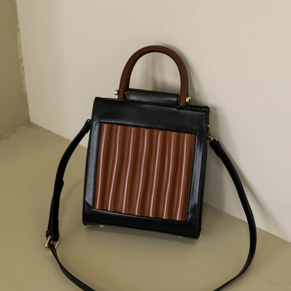PU leather bucket bag for women sac bolso bandolera