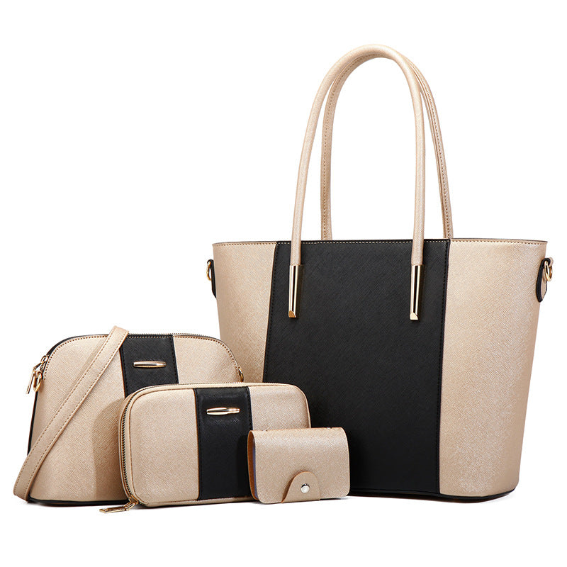 2026 price office bag 4pcs handbag set PU leather handbag for women