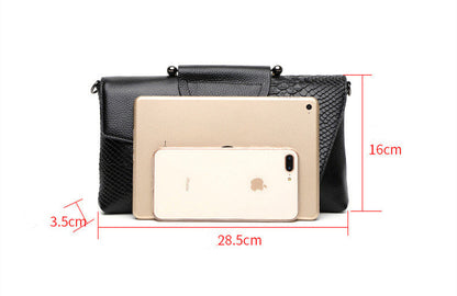 High Quality Genuine Leather Women Hand Bags Designer Trendy Shoulder Bag Luxury Clutch Bag